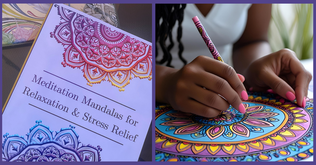 Meditation Mandalas for Relaxation & Stress Relief Coloring Book